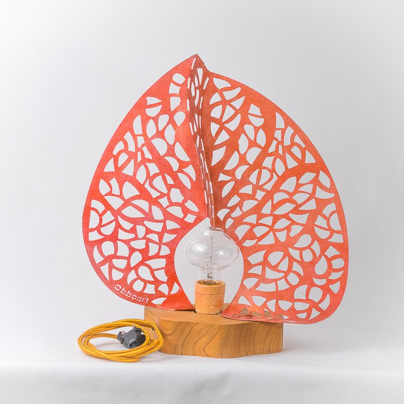 Lámpara  Rosa Metal Art- Diseño Elegante Hecha a Mano : Diseño elegante. https://obboart.com/